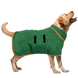 Pawsh quick-dry microfiber dog towel robe