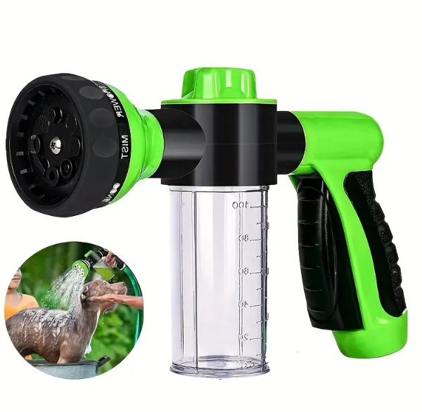 Pawsh dog shower grooming brush attachment for all breeds