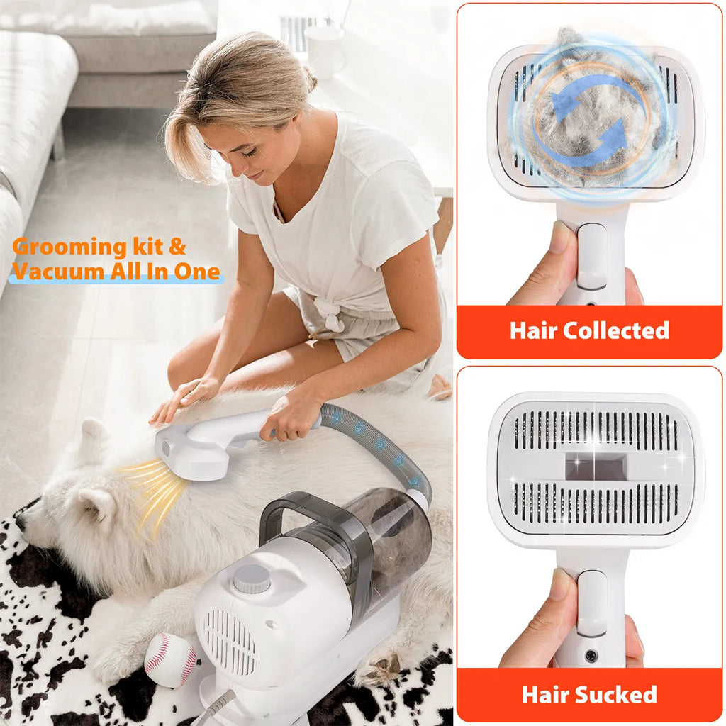 Pawsh Grooming Vacuum Kit