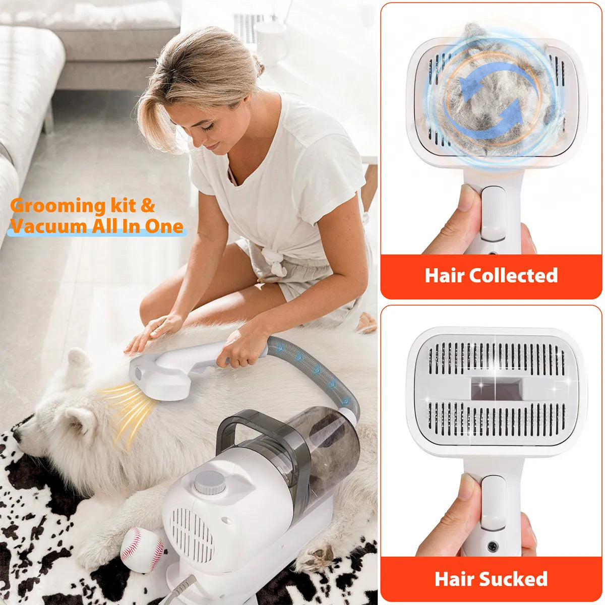 Pawsh Grooming Vacuum Kit