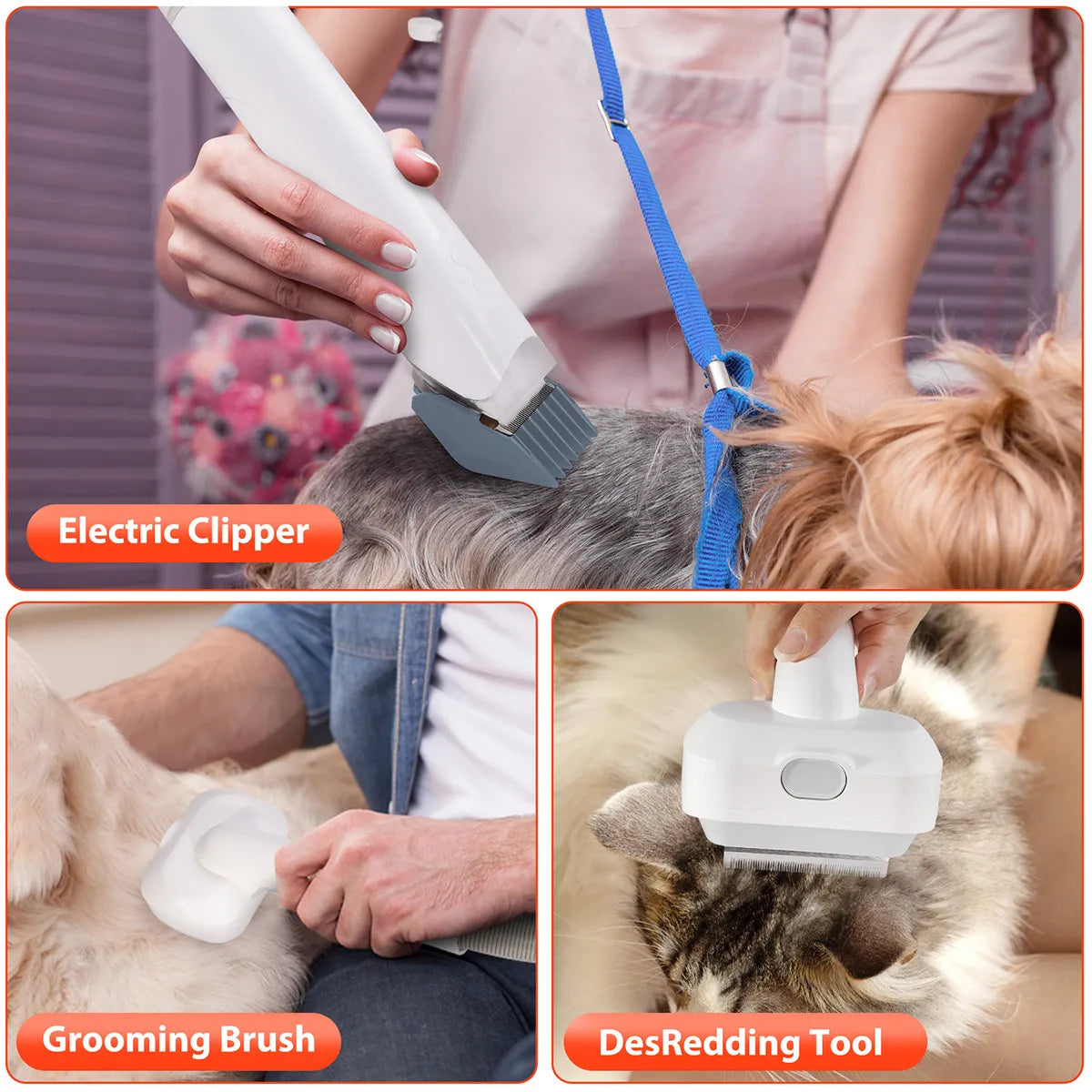 Pawsh Grooming Vacuum Kit