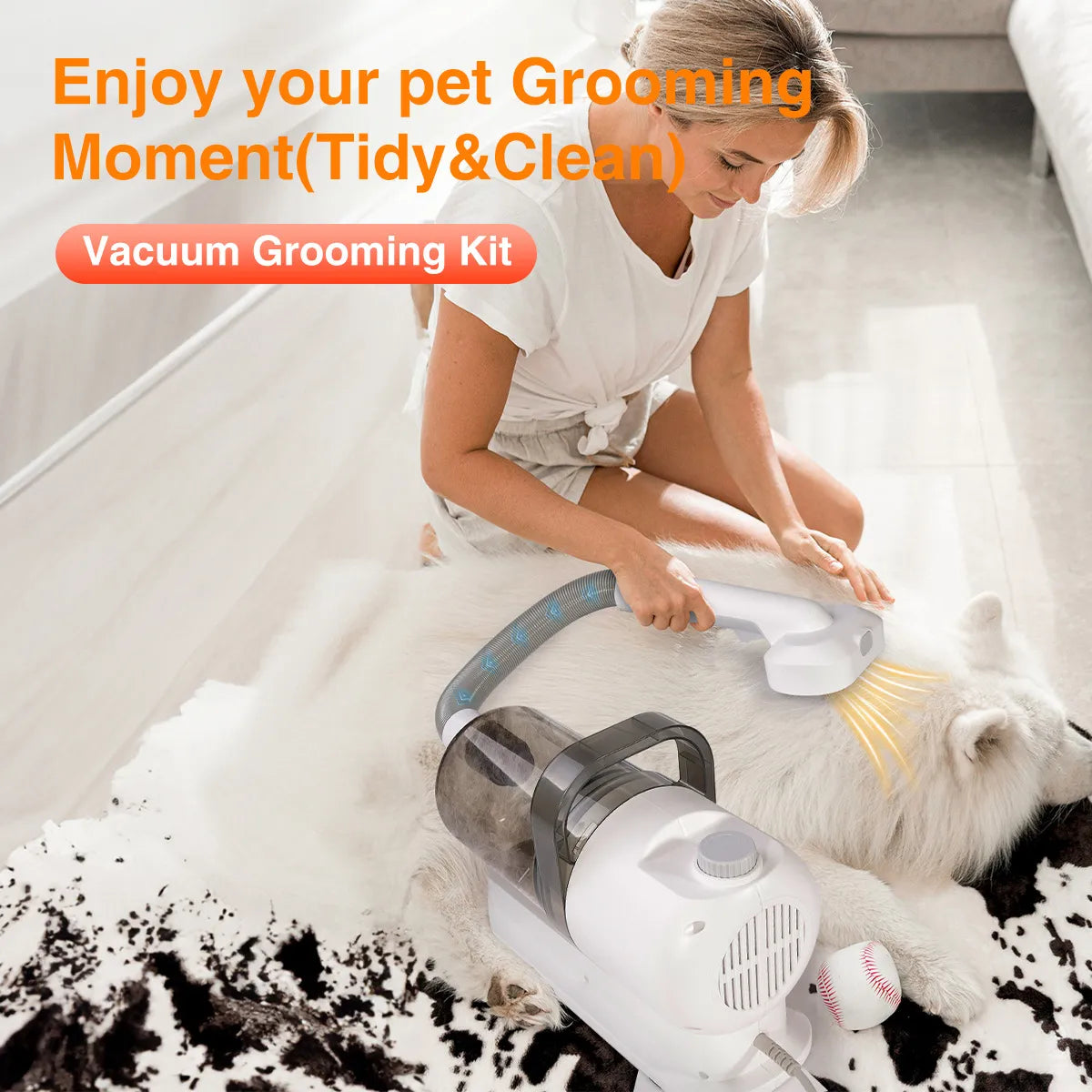 Pawsh Grooming Vacuum Kit