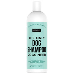 Pawsh Natural Dog Shampoo 5-in-1 oatmeal and aloe formula 16 fl oz