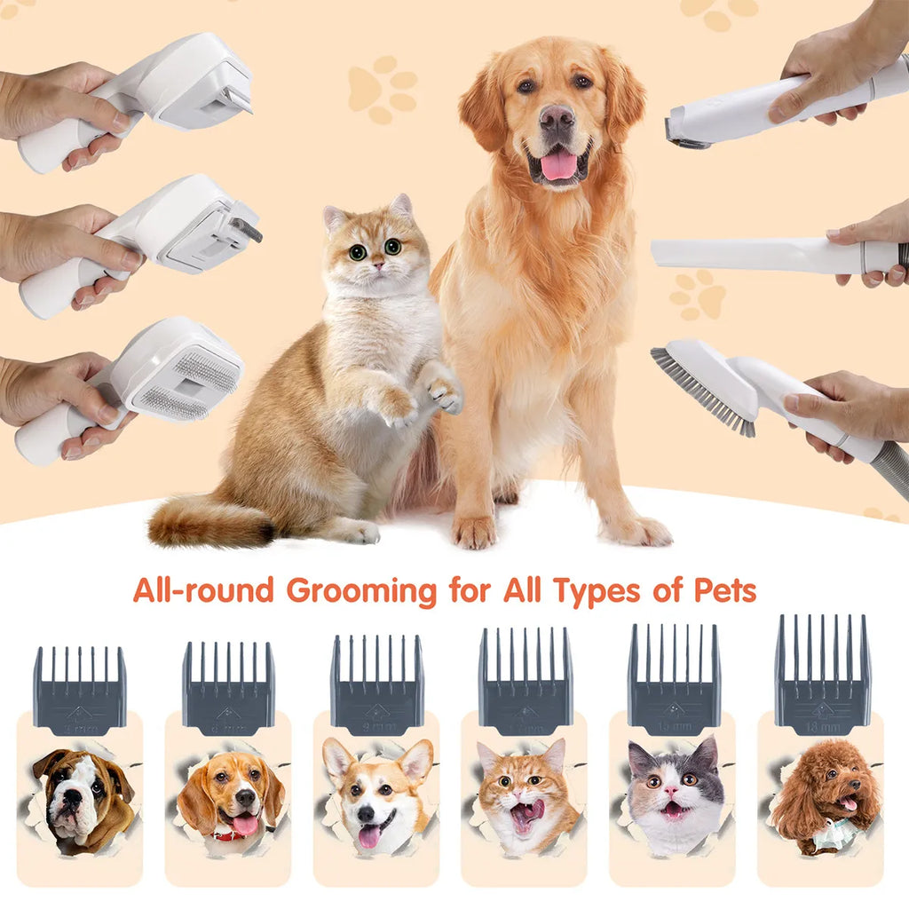 Pawsh Grooming Vacuum Kit